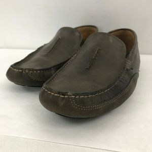 Clarks Leather Slip on Driving Loafers